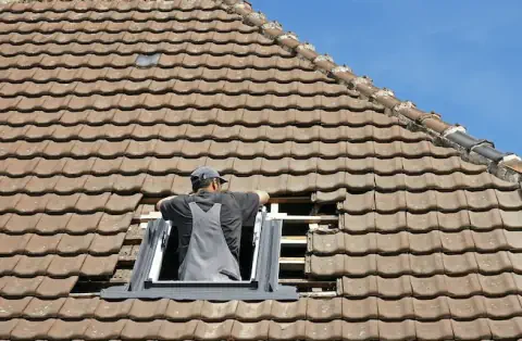 Pose de velux - Brée